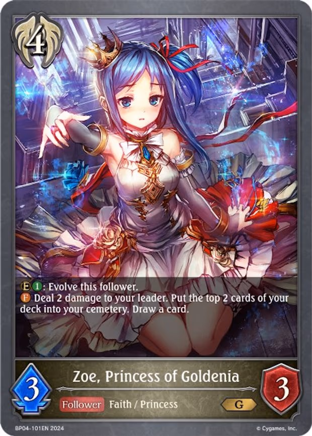 Zoe, Princess of Goldenia - Gold (BP04-101EN)