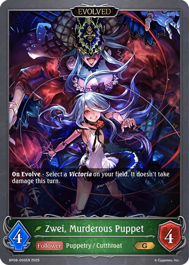Zwei, Murderous Puppet - Gold (BP08-005EN)