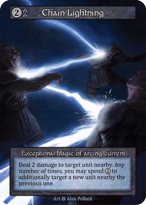 Chain Lightning (Preconstructed Deck) - Exceptional