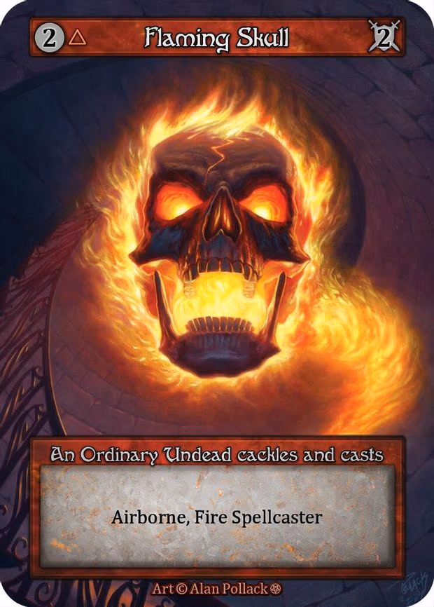 Flaming Skull - Ordinary