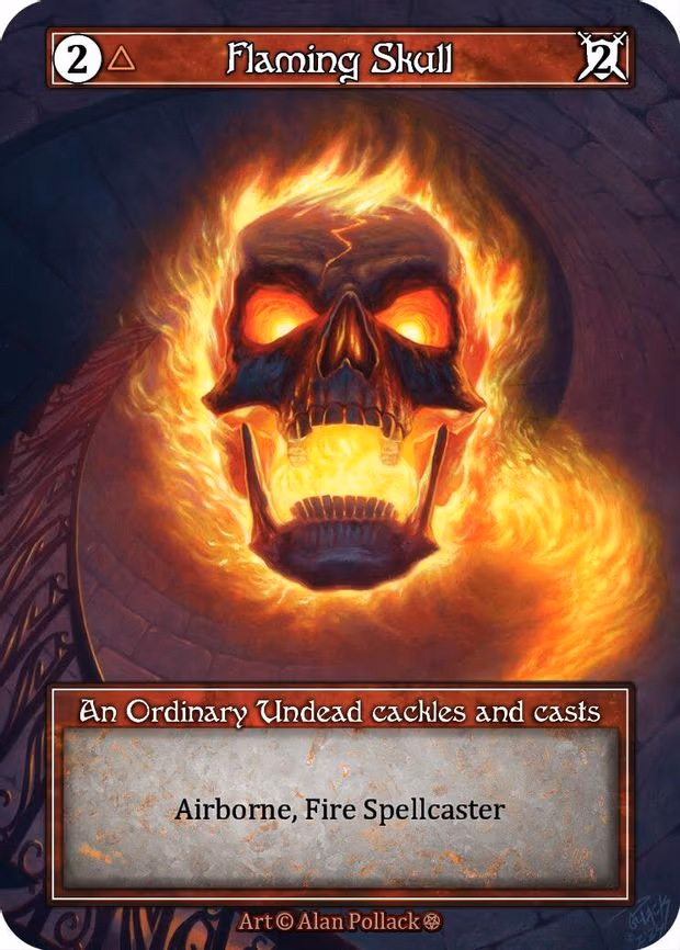 Flaming Skull - Ordinary
