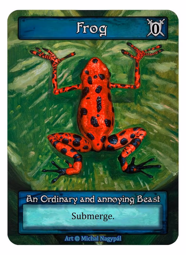 Frog (Red) (Box Topper) - Ordinary