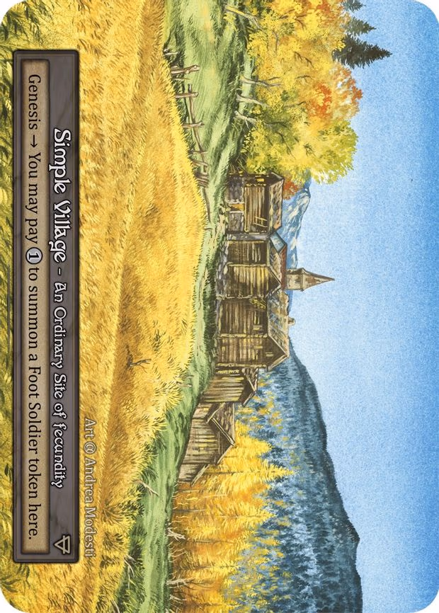 Simple Village (Preconstructed Deck) - Ordinary