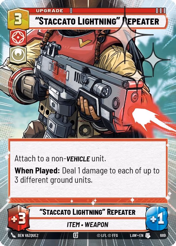 "Staccato Lightning" Repeater