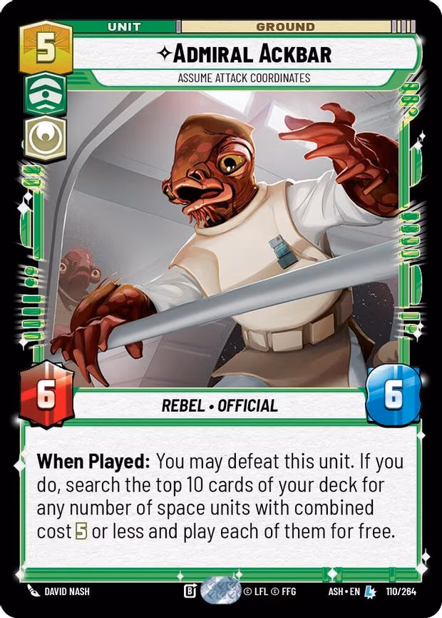 Admiral Ackbar - Assume Attack Coordinates