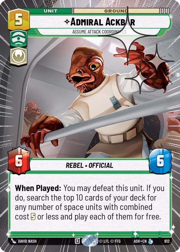 Admiral Ackbar - Assume Attack Coordinates