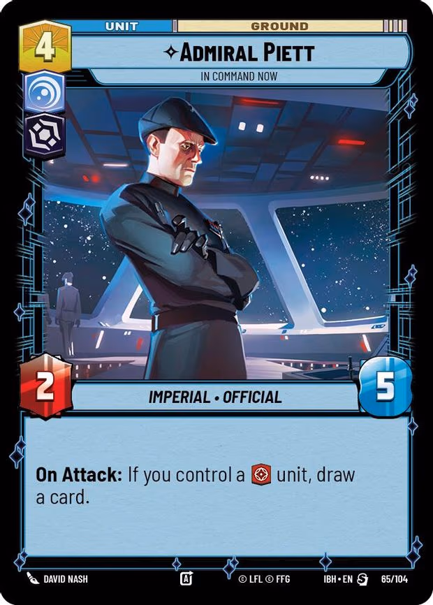 Admiral Piett - In Command Now