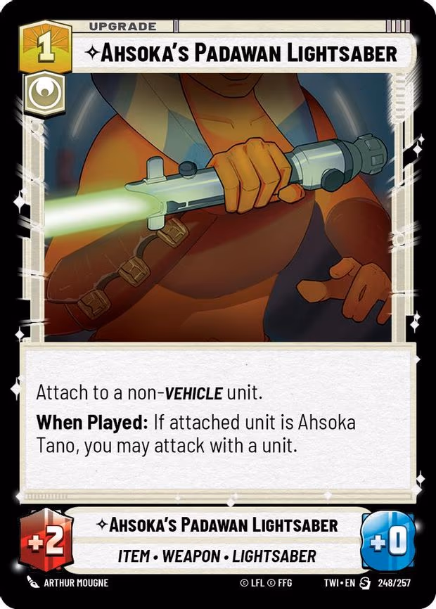 Ahsoka's Padawan Lightsaber