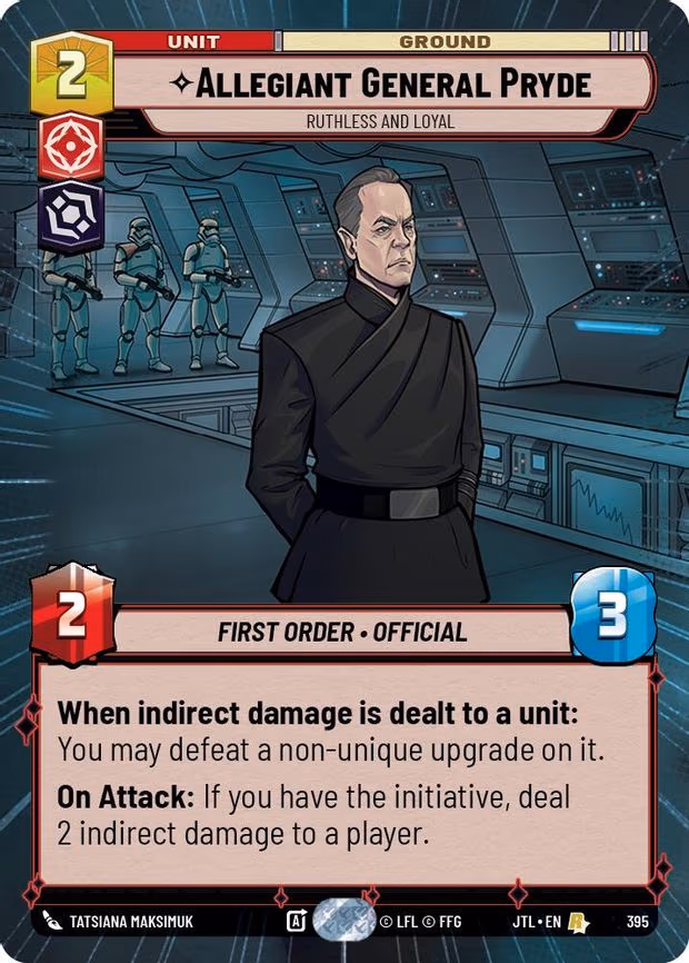 Allegiant General Pryde - Ruthless and Loyal - Rare (395)