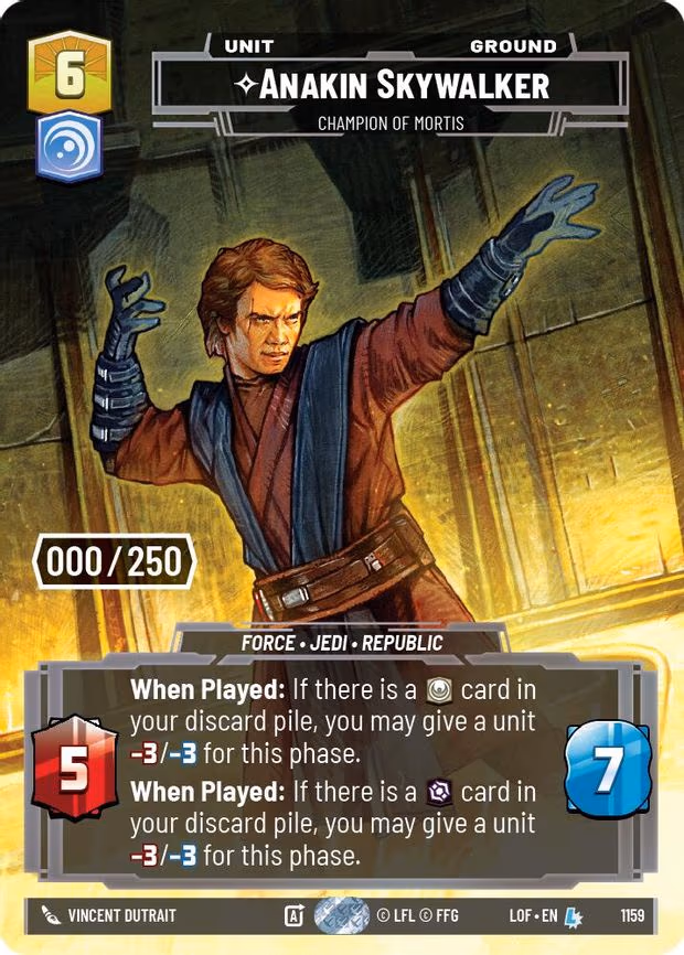 Anakin Skywalker - Champion of Mortis (Serialized) - Legendary (1159)