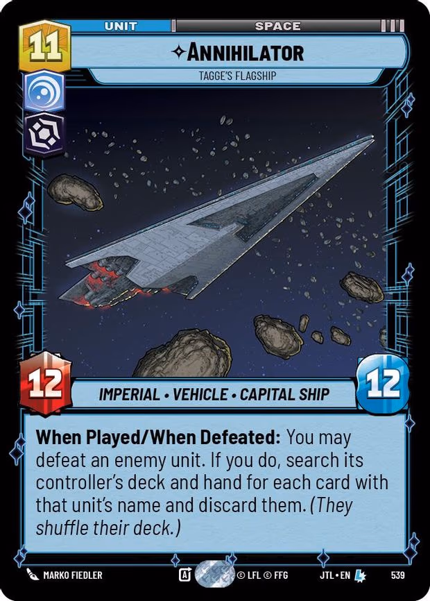 Annihilator - Tagge's Flagship - Legendary (539)