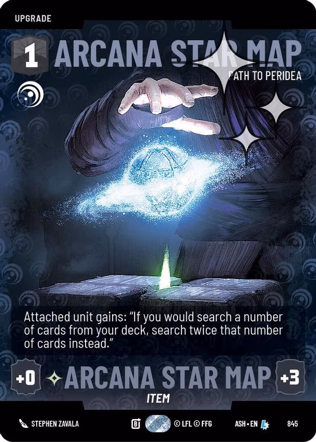 Arcana Star Map - Path to Peridea - Legendary (845)