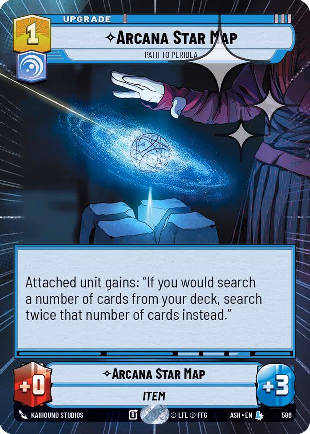 Arcana Star Map - Path to Peridea - Legendary (586)