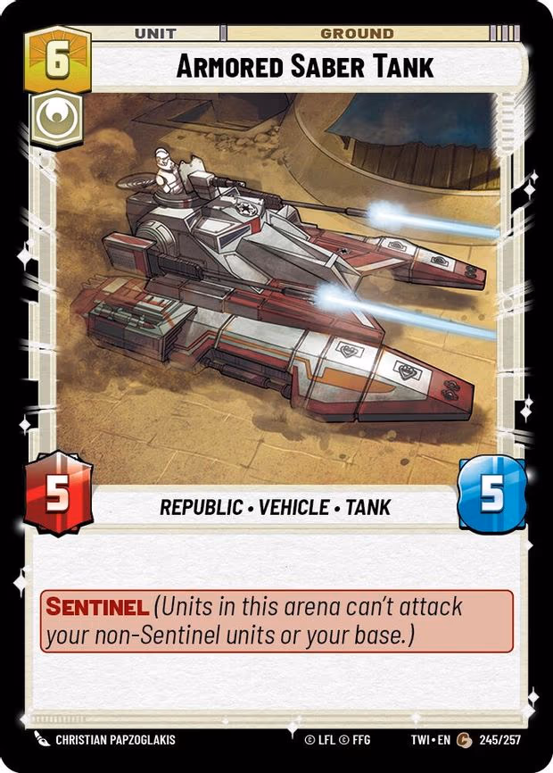 Armored Saber Tank - Common (245/257)