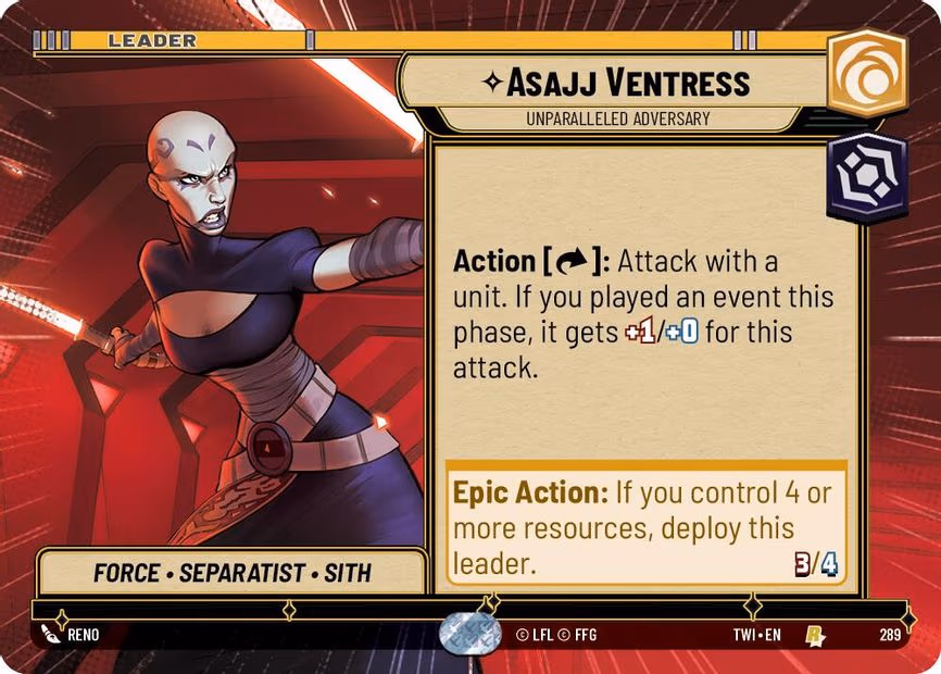 Asajj Ventress - Unparalleled Adversary
