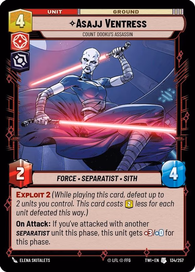Asajj Ventress - Count Dooku's Assassin