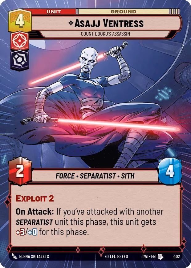 Asajj Ventress - Count Dooku's Assassin