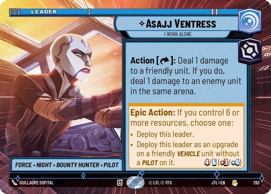 Asajj Ventress - I Work Alone - Rare (263)