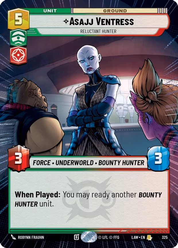 Asajj Ventress - Reluctant Hunter - Rare (325)