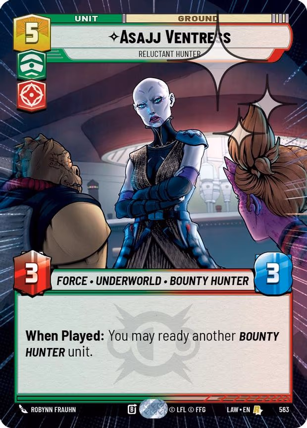 Asajj Ventress - Reluctant Hunter - Rare (563)