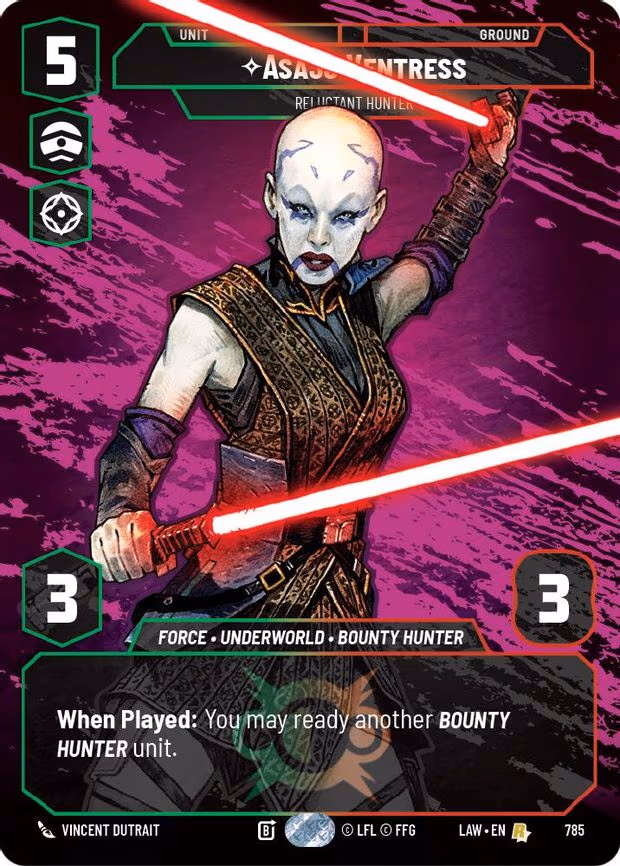 Asajj Ventress - Reluctant Hunter (Prestige) - Rare (785)