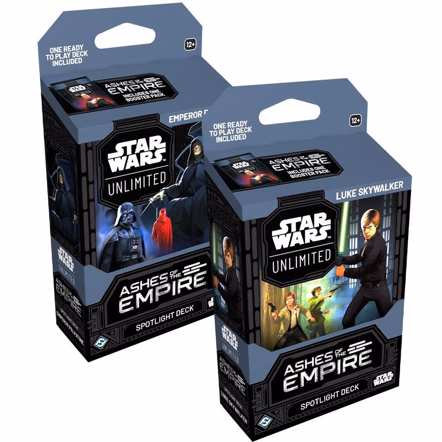 Ashes of the Empire - Spotlight Deck Pair: Emperor Palpatine & Luke Skywalker