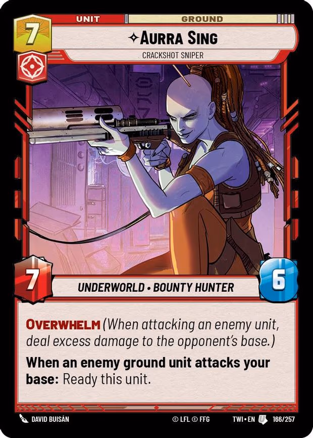 Aurra Sing - Crackshot Sniper - Uncommon (166/257)