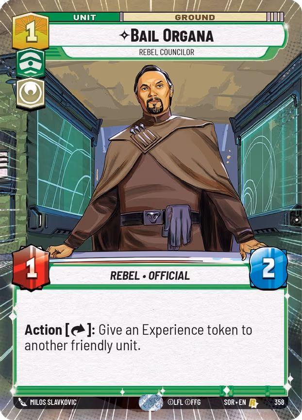Bail Organa - Rebel Councilor - Rare (358)
