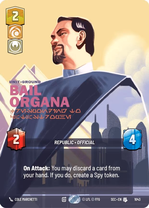 Bail Organa - Responding to Catastrophe (Prestige) - Uncommon (1043)