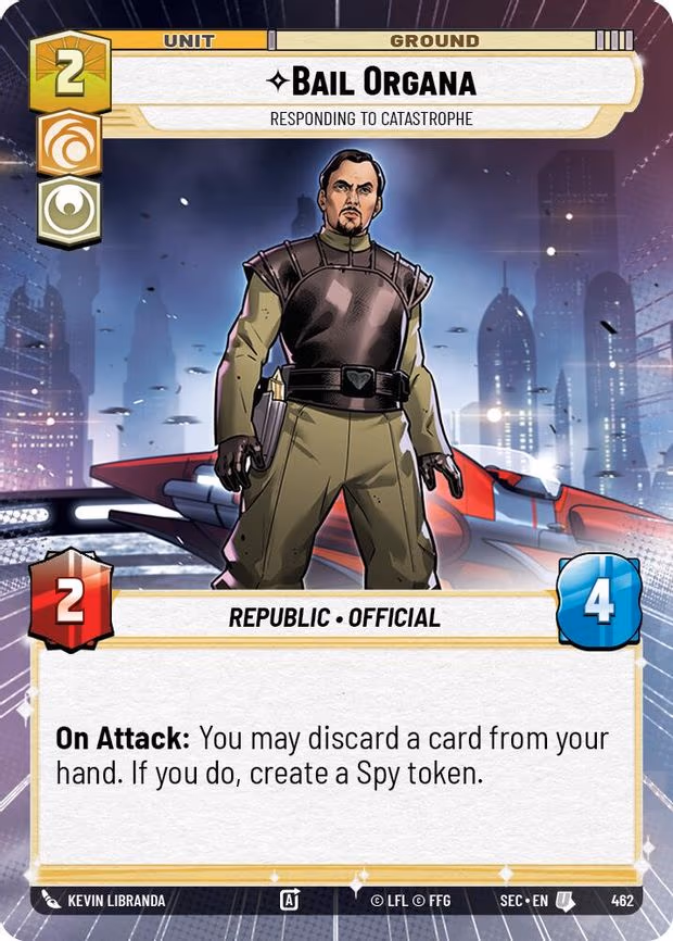 Bail Organa - Responding to Catastrophe