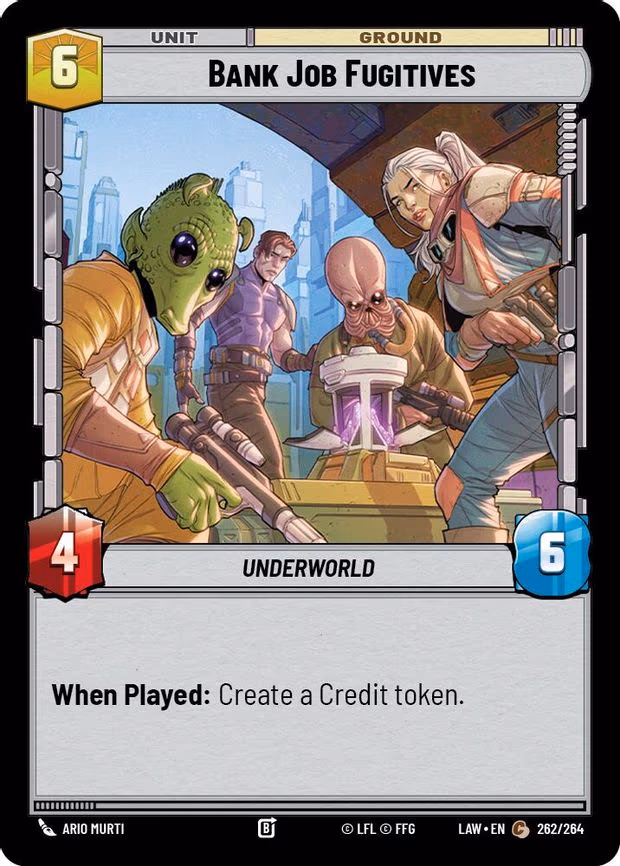 Bank Job Fugitives - Common (262/264)