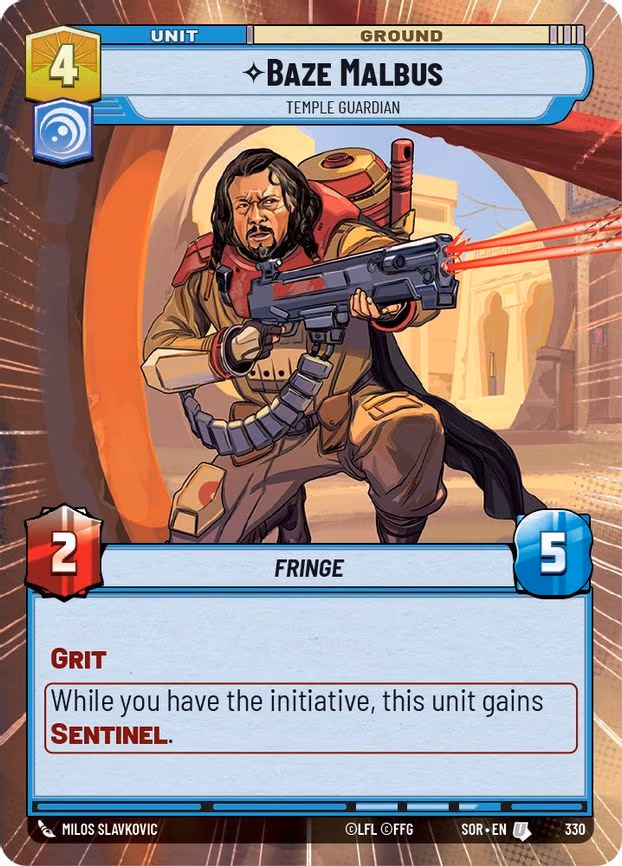 Baze Malbus - Temple Guardian - Uncommon (330)