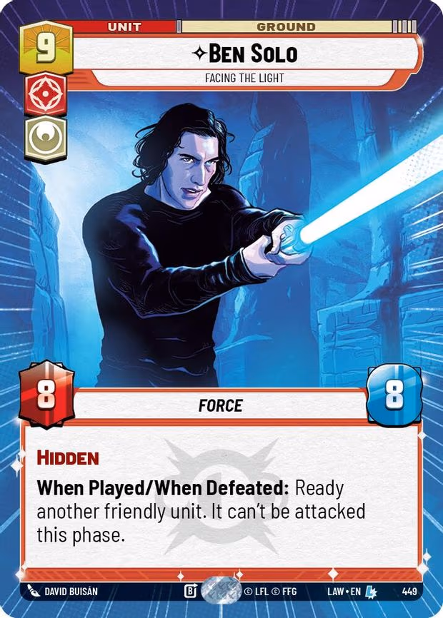 Ben Solo - Facing the Light - Legendary (449)