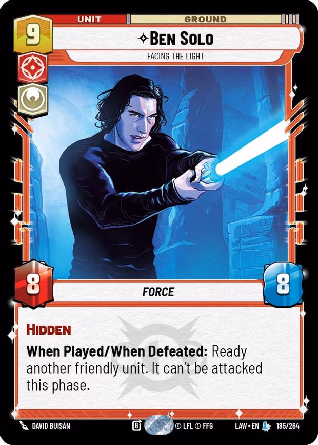 Ben Solo - Facing the Light - Legendary (185/264)