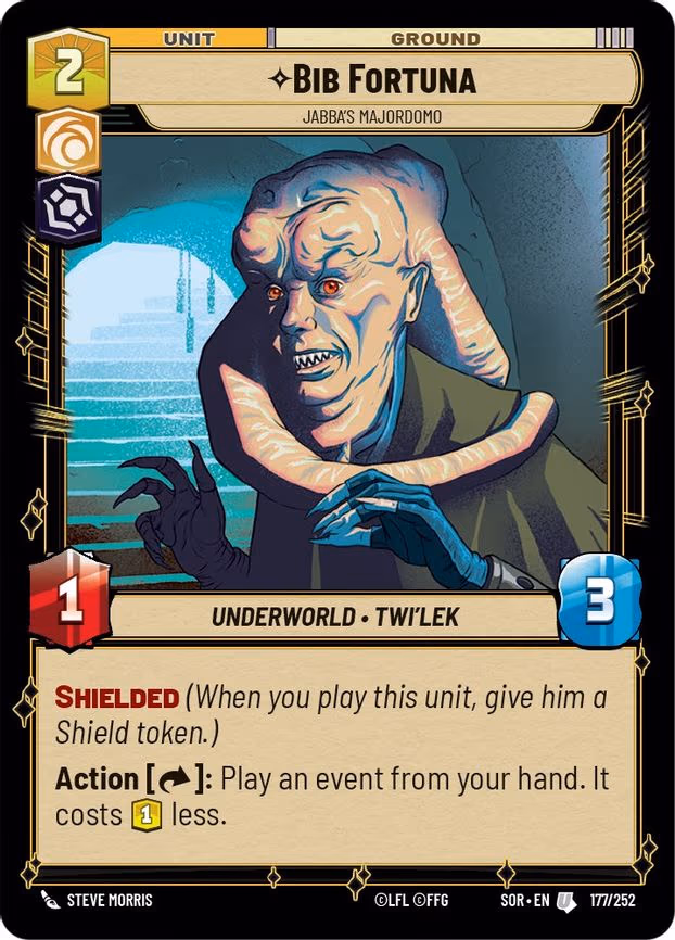 Bib Fortuna - Jabba's Majordomo - Uncommon (177/252)