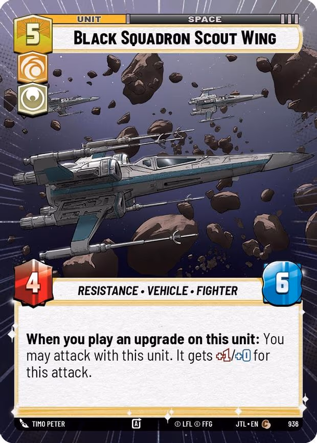 Black Squadron Scout Wing - Common (936)