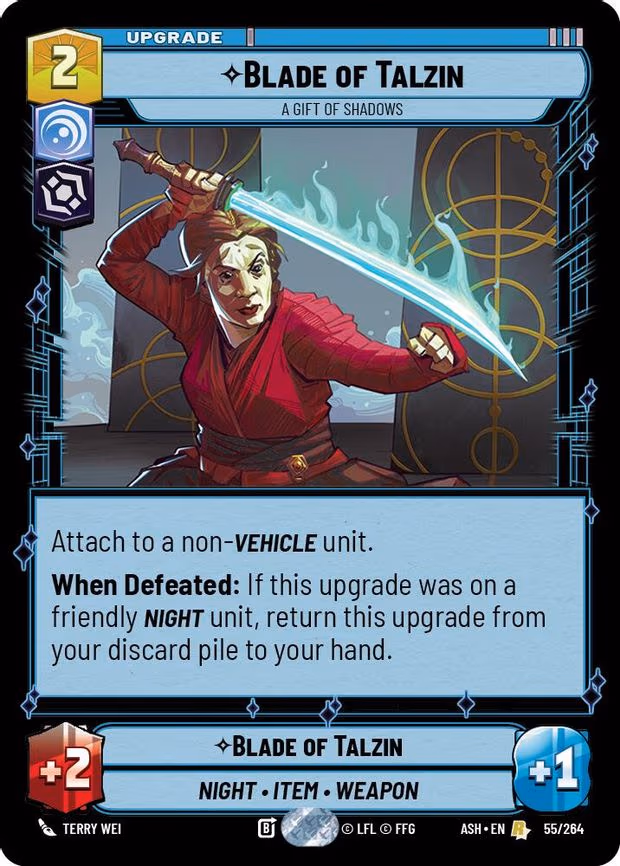 Blade of Talzin - A Gift of Shadows - Rare (55/264)