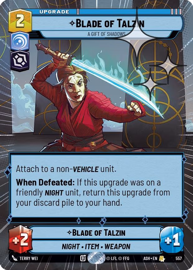 Blade of Talzin - A Gift of Shadows - Rare (557)
