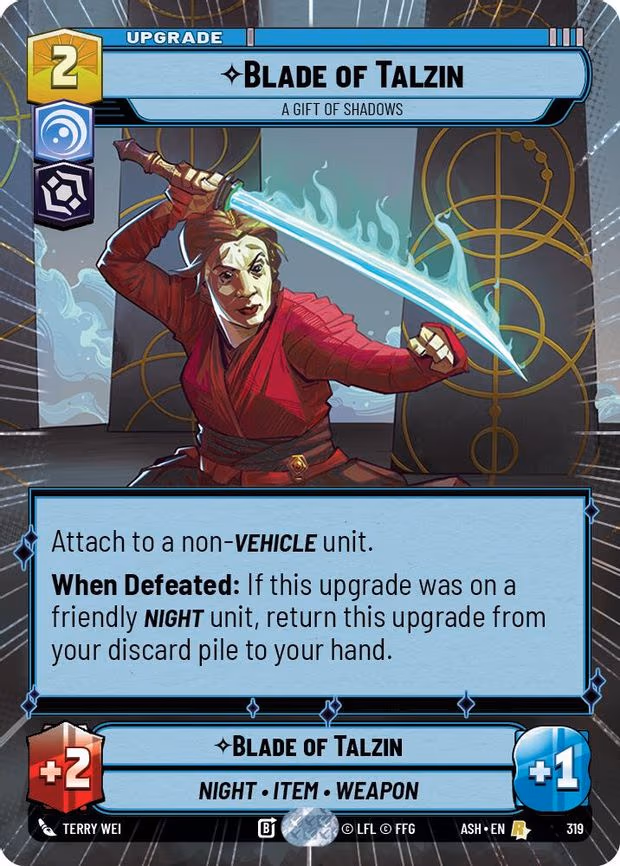 Blade of Talzin - A Gift of Shadows - Rare (319)