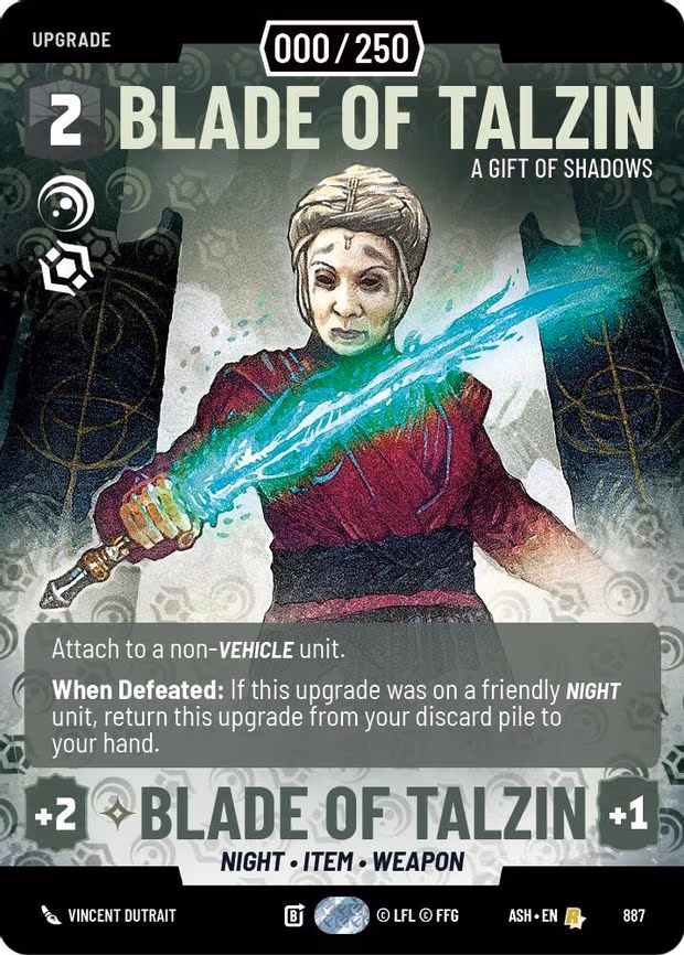Blade of Talzin - A Gift of Shadows (Serialized) - Rare (887)