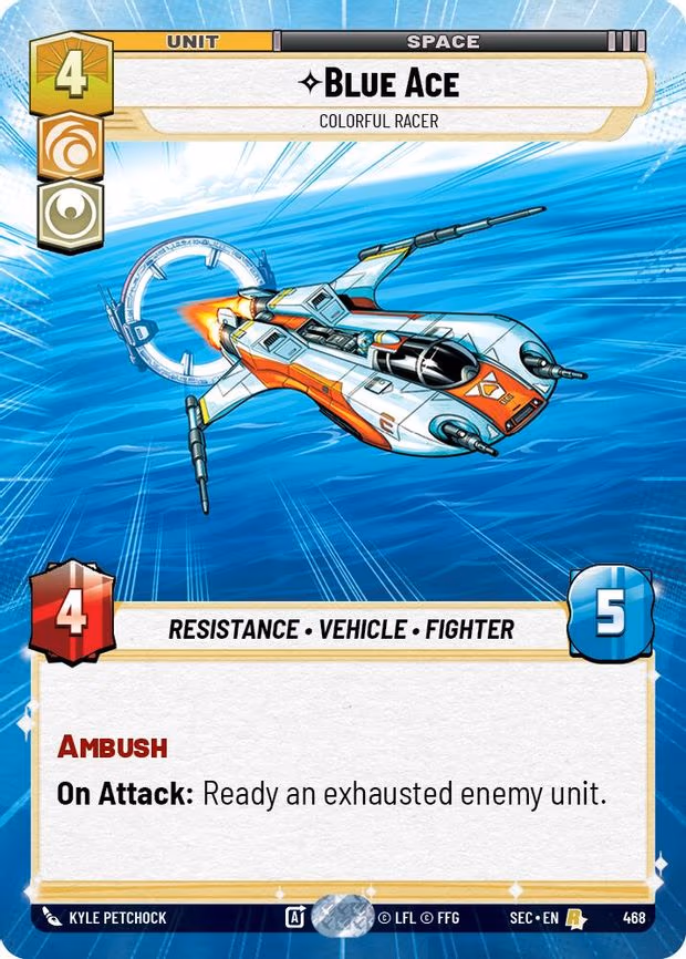 Blue Ace - Colorful Racer