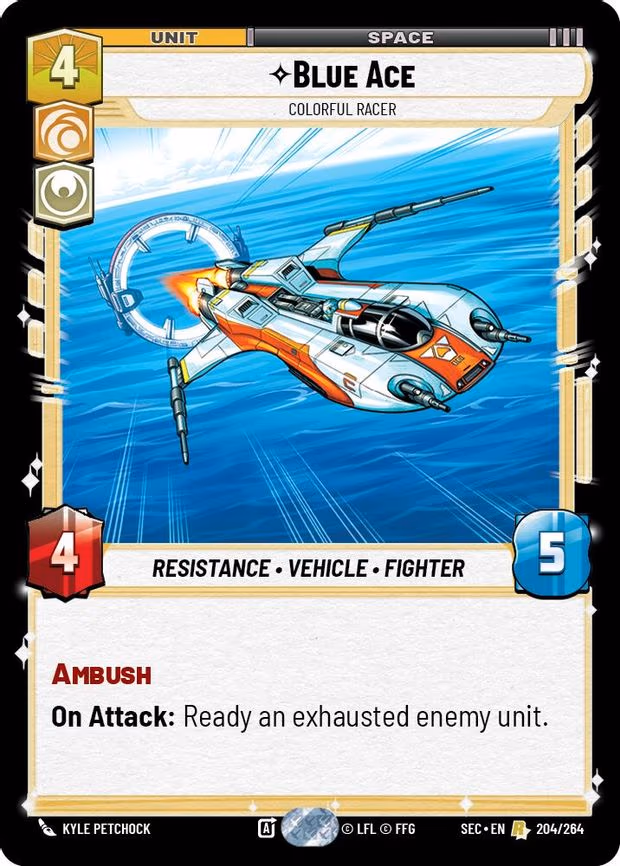 Blue Ace - Colorful Racer - Rare (204/264)