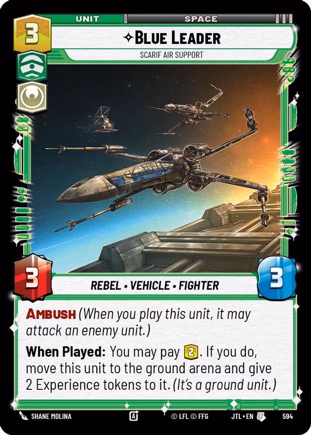 Blue Leader - Scarif Air Support - Uncommon (594)