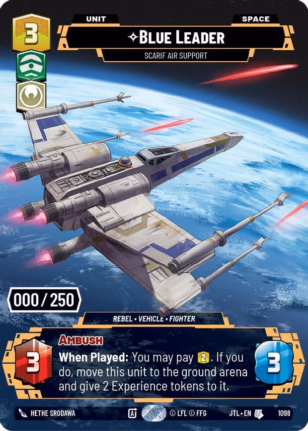 Blue Leader - Scarif Air Support (Serialized) - Uncommon (1098)