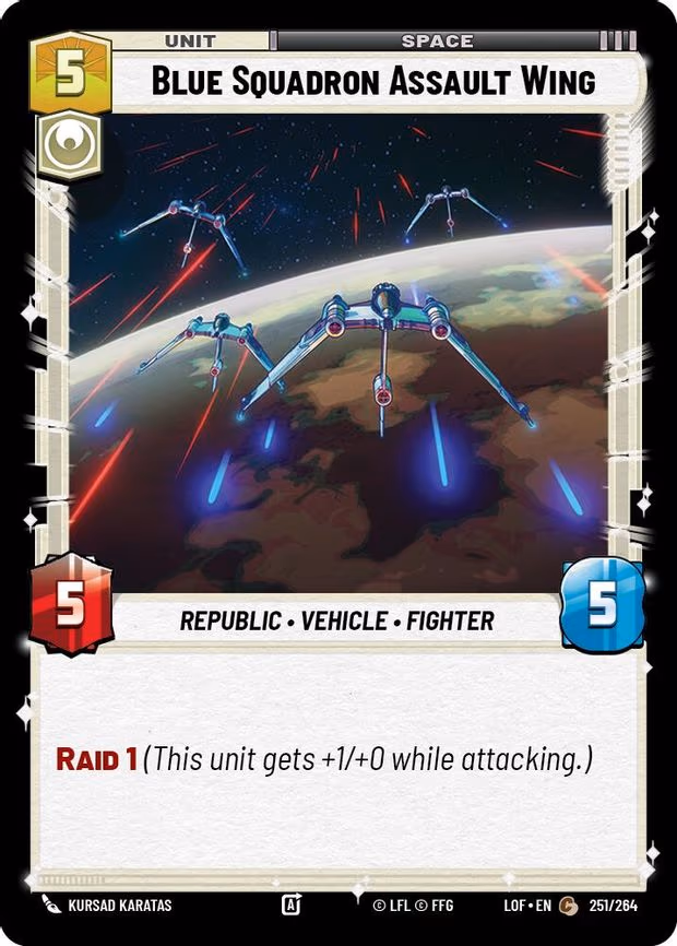 Blue Squadron Assault Wing - Common (251/264)