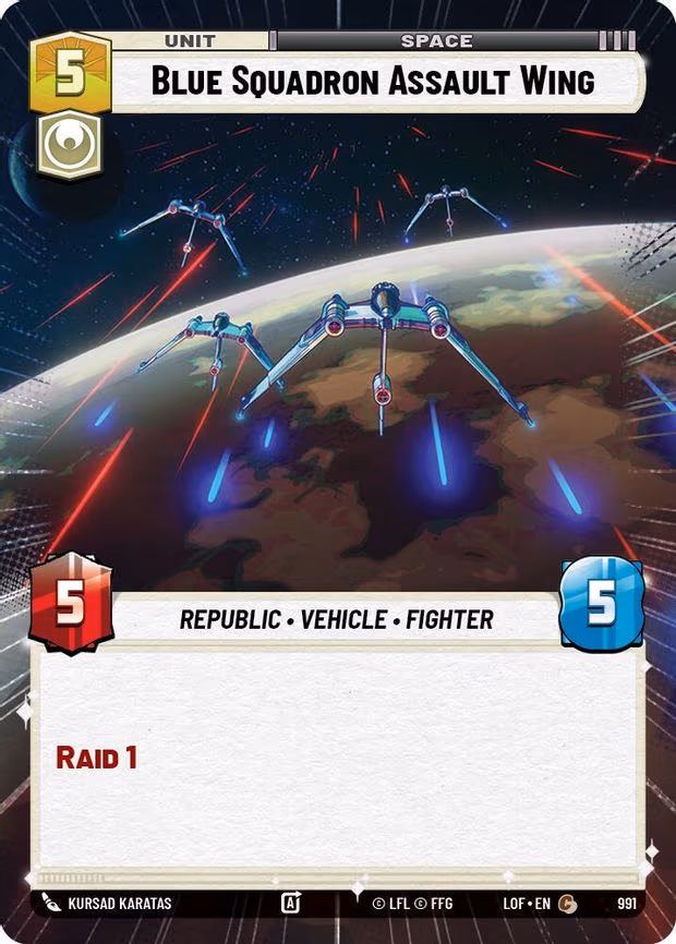 Blue Squadron Assault Wing - Common (991)