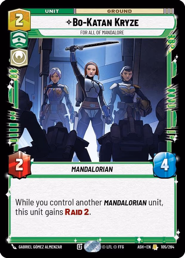 Bo-Katan Kryze - For All of Mandalore - Rare (105/264)