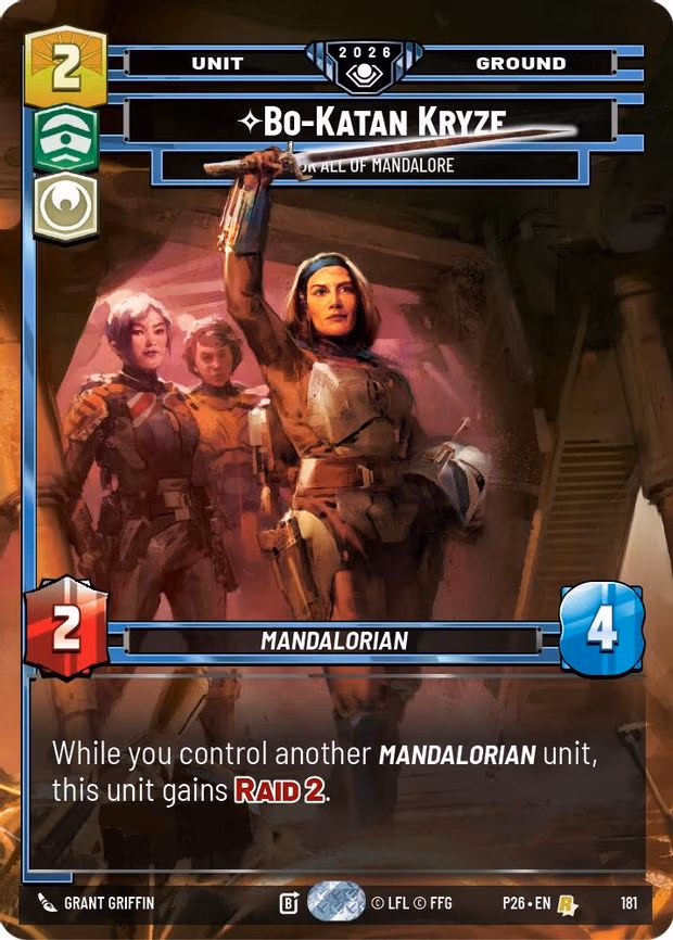 Bo-Katan Kryze - For All of Mandalore - Rare (181)
