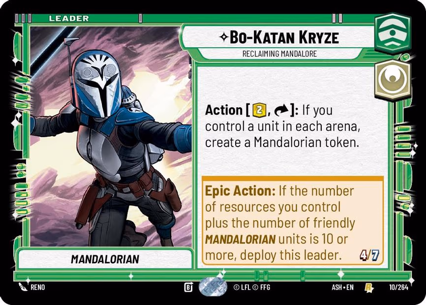 Bo-Katan Kryze - Reclaiming Mandalore - Rare (10/264)