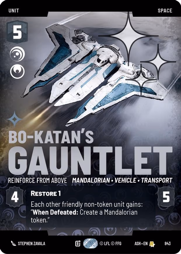 Bo-Katan's Gauntlet - Reinforce from Above - Rare (843)